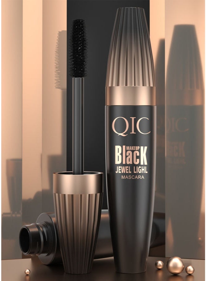 QIC Waterproof Mascara for Volume & Curl, Heat & Humidity Resistant, Long-Lasting Lash Makeup for All-Day Wear in GCC Climate - Image 1